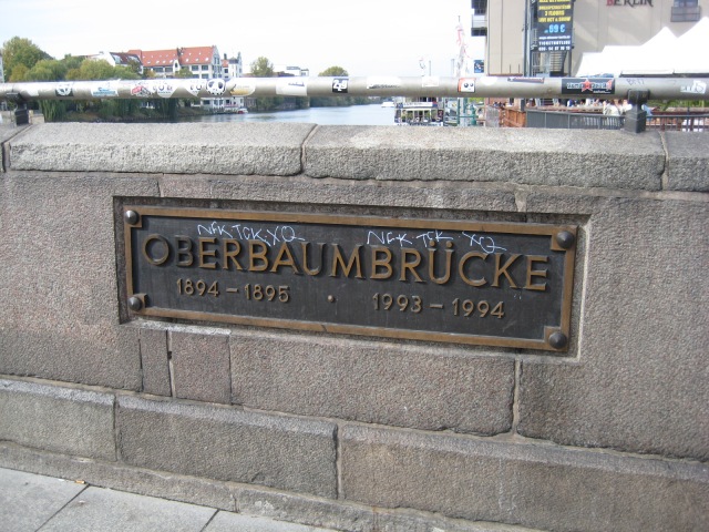 The Oberbaum Bridge in Berlin