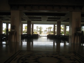 Part of the huge lobby