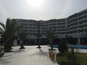View of the back of the hotel